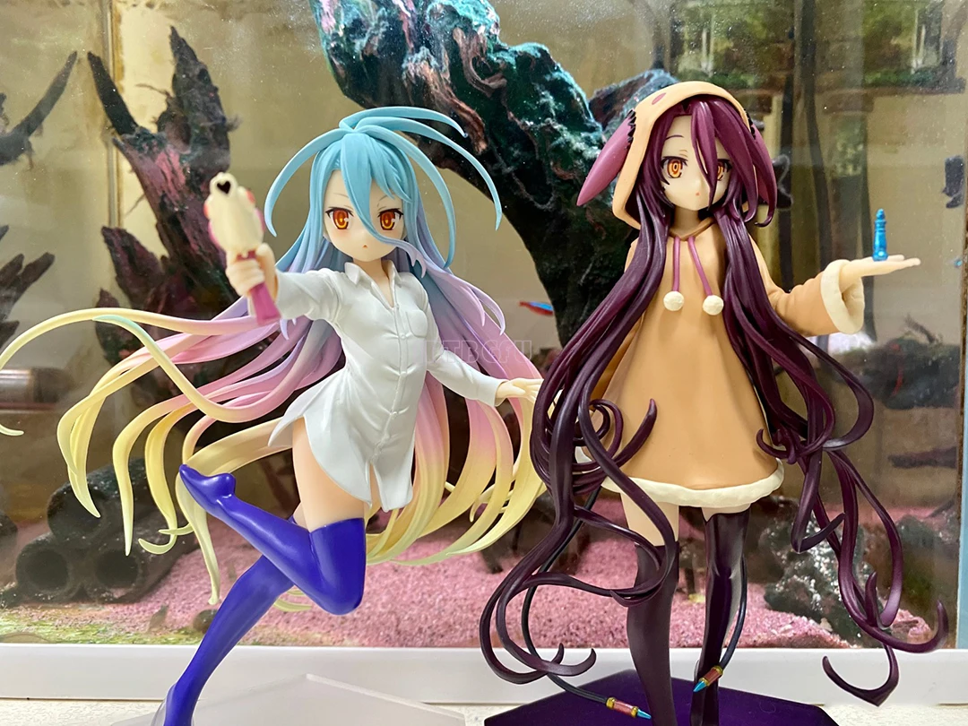 No Game No Life Schwi Dola Shiro Pop Up Parade Sniper Ver Girls Japanese Anime PVC Action Figure Toy Game Collectible Model Doll