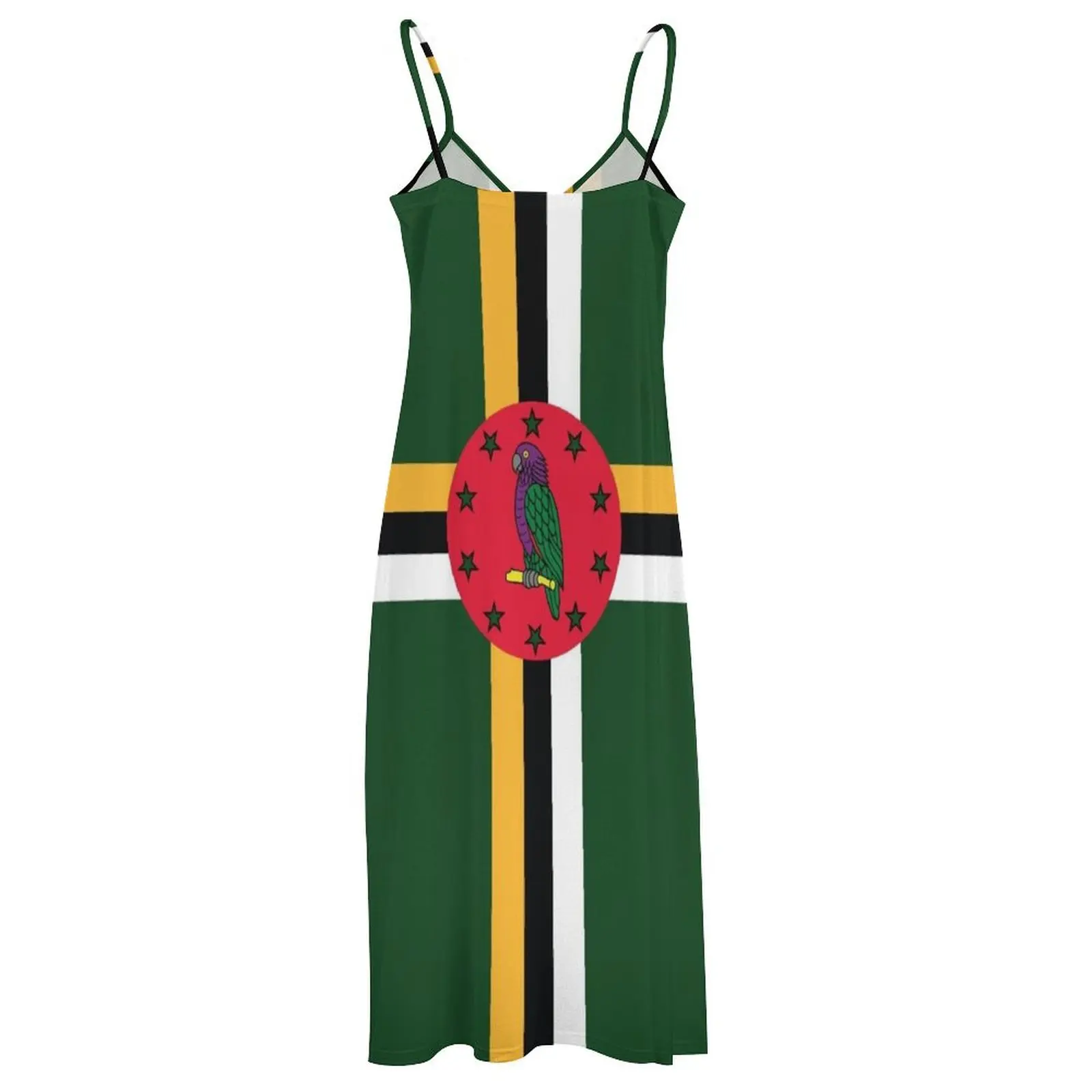 Dominica National Flag Sleeveless Dress women\'s elegant loose dresses elegant women\'s sets birthday dresses for women