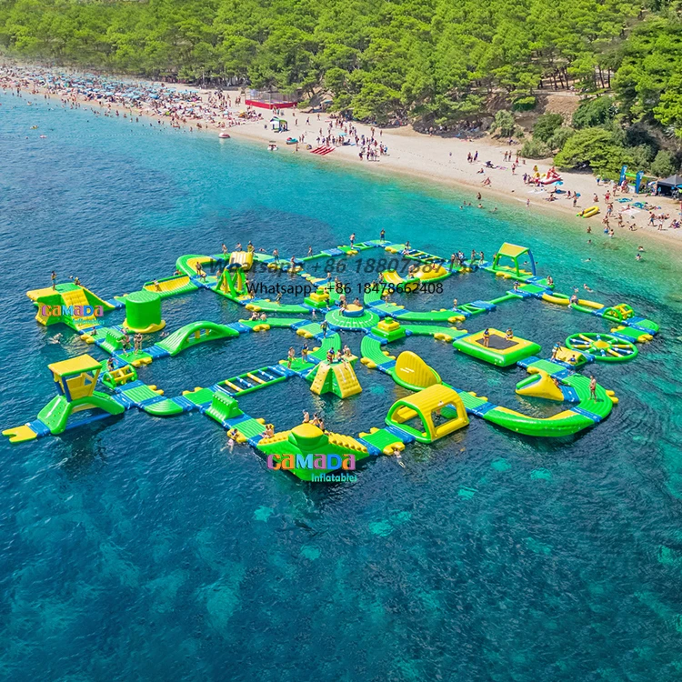 Fashion Design Inflatable Water Park Inflatable Floating Water Park Business Summer Aqua Park