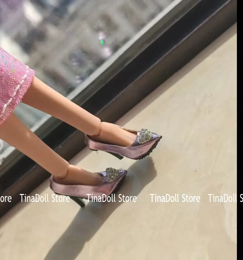 （TinaDoll Store) High quality handmade glossy surface high heels for landoudou/OB22 24/Blythe Shoes Landoudou/Blythe/ob24 Doll