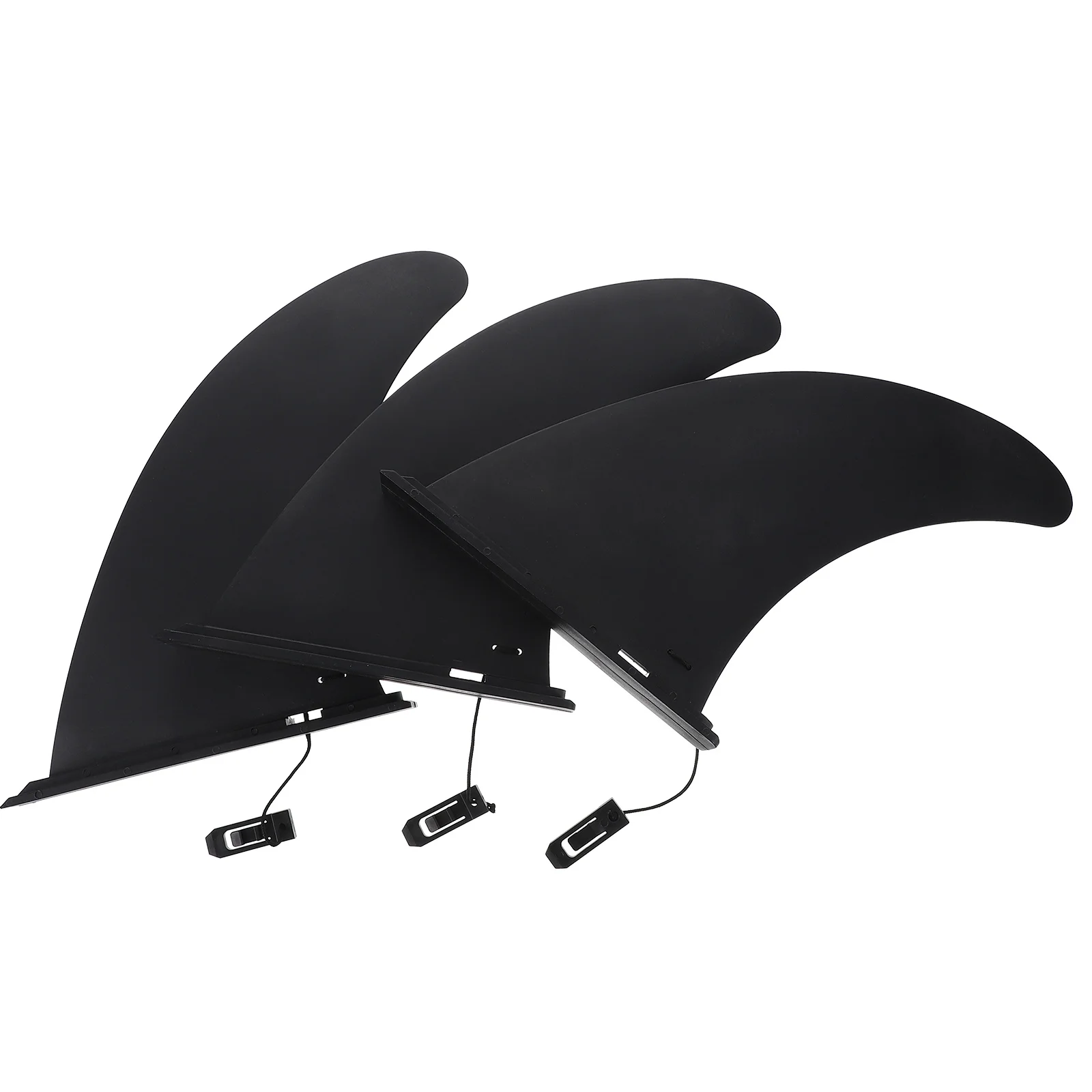 

Набор из 3 усиленных креплений-клипс для серфборда: улучшенная устойчивость, управляемость, средний размер (трафарет)