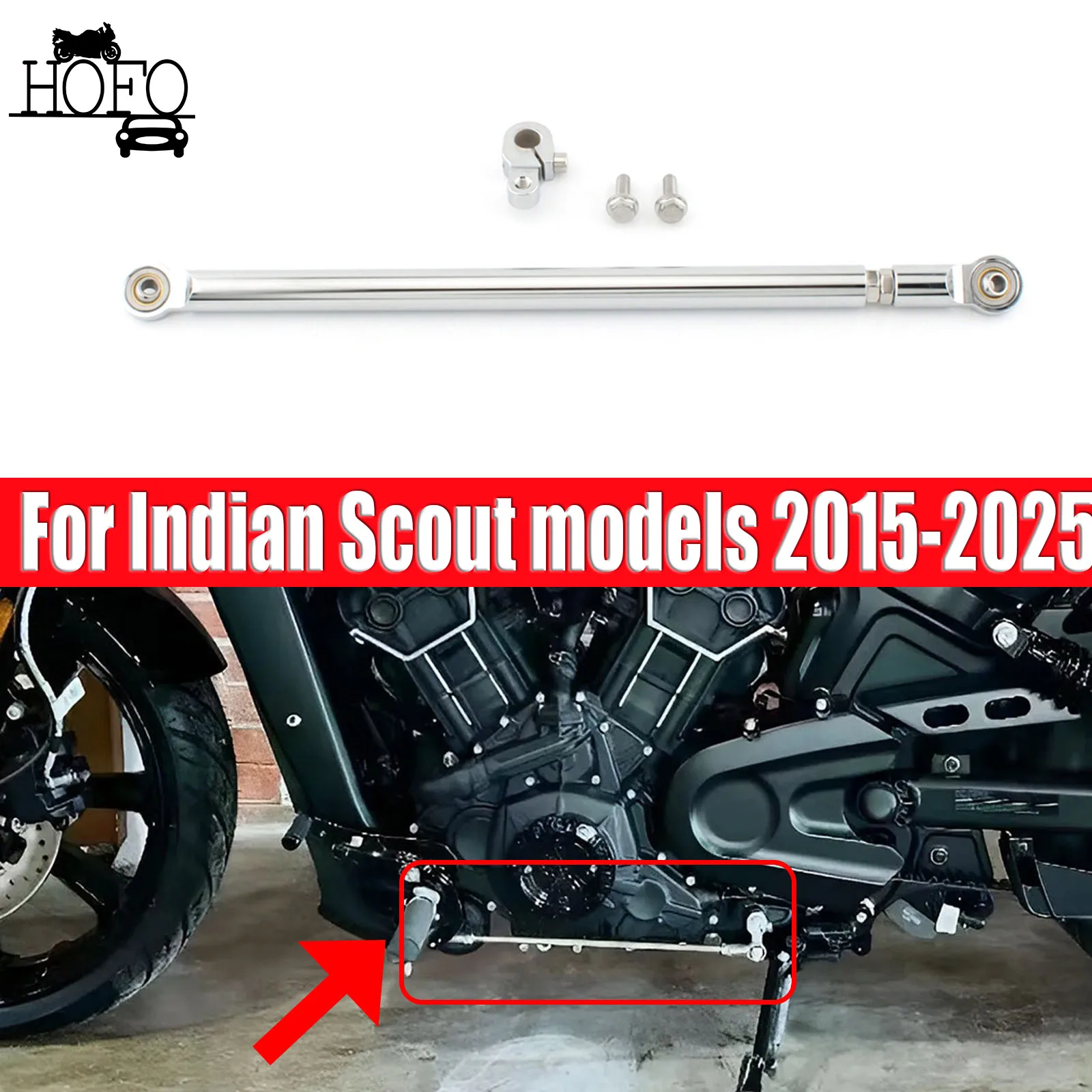 

motorcycle Shift Linkage Rod For Indian Scout models 2015-2025
