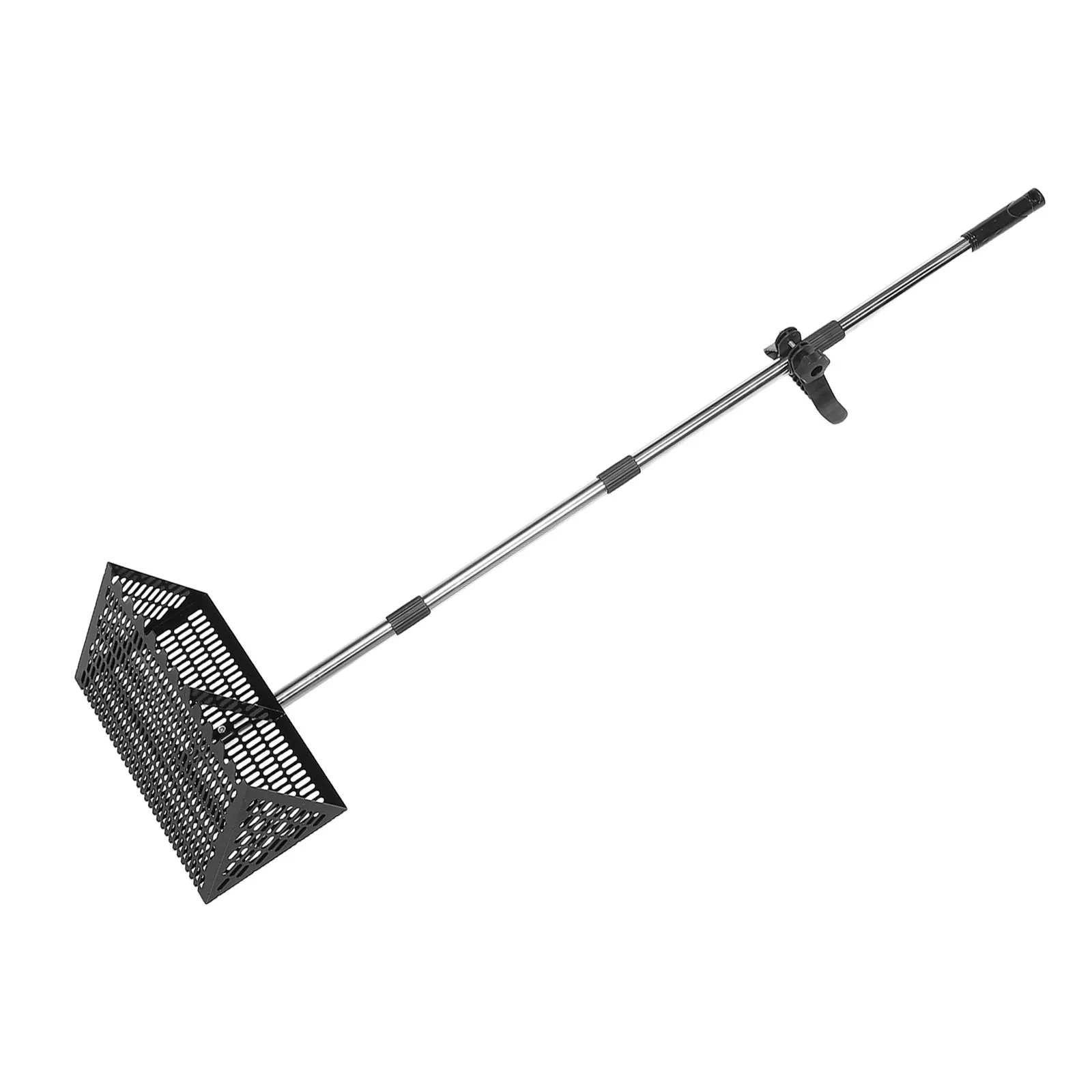 beach-sand-sifter-multi-functional-carbon-steel-portable-scooper-treasure-hunting-shell-collecting-durable-efficient-filter-mesh