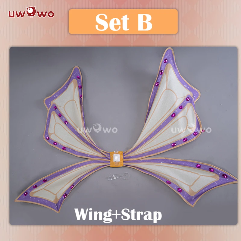 IN STOCK UWOWO Bloomm Enchantixx Season3 Musaa Cosplay Costume Big Fairy Wings Cosplay Outfit Butterfly Fairy Wing