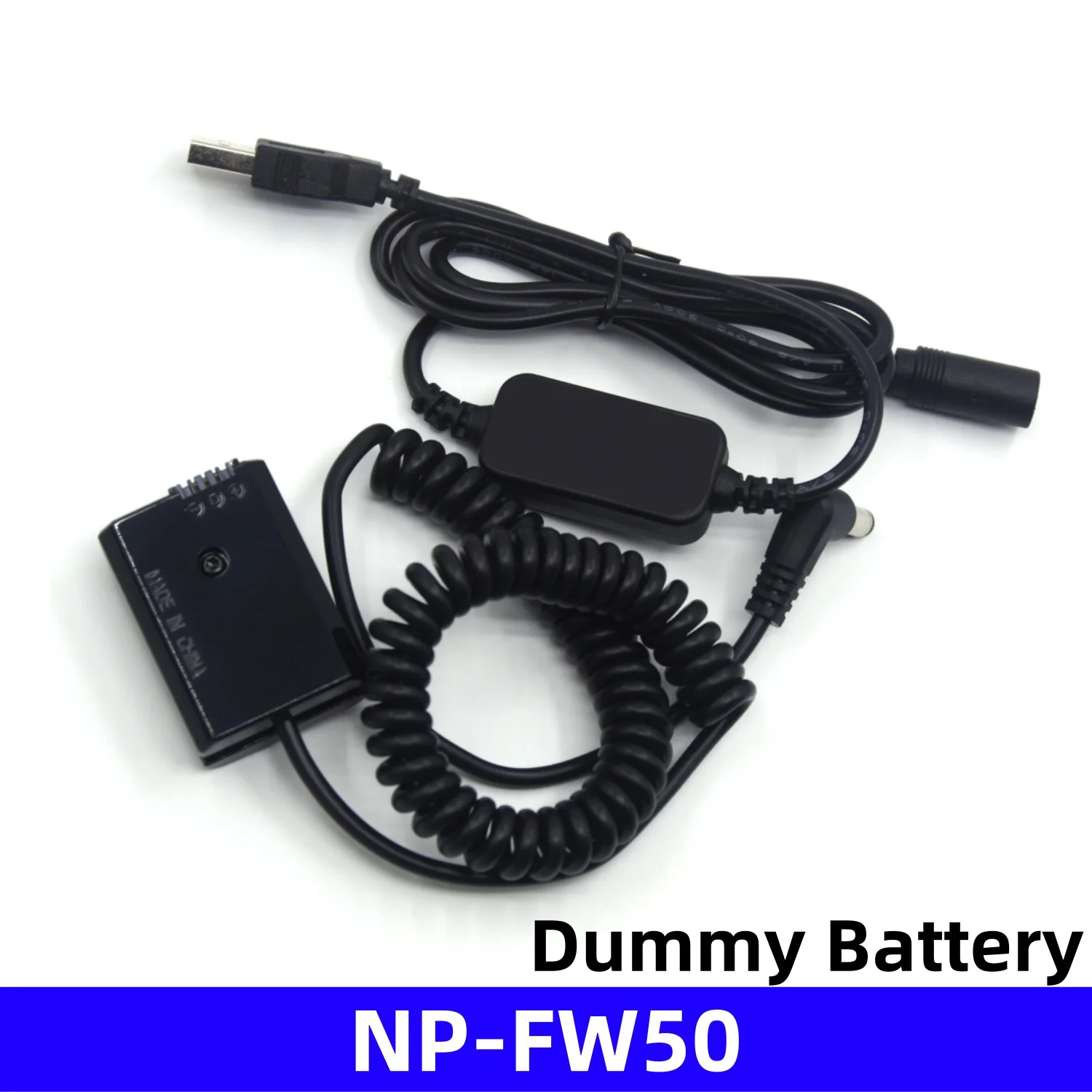 

NP FW50 Dummy Battery AC-PW20 USB DC Cable for Sony ZV-E10 RX10 A7II A7RII A7M2 A5000 A6300 A6000 A6500 A7000 A33 A55 A37 NEX-F3