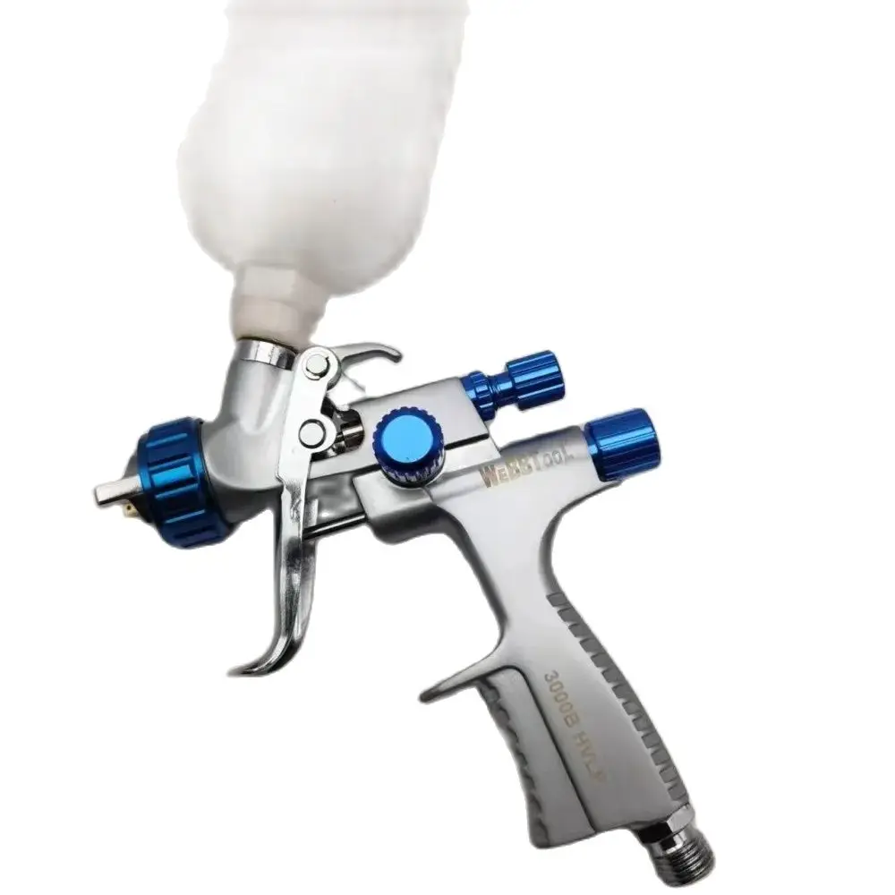 MINI pistola de pulverización de boquilla con adaptador, aerógrafo para pintura de coche, 0,5/1,0/0,8 MM, 250CC