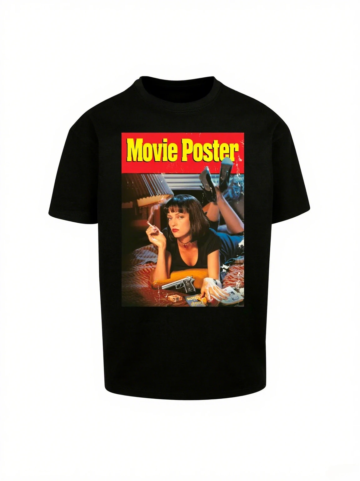 

Movie Poster Graphic Printing Summer Luxury Brand Cotton Men's and Women's T-Shirts Fashion Clothing Autumn and winter innerwear