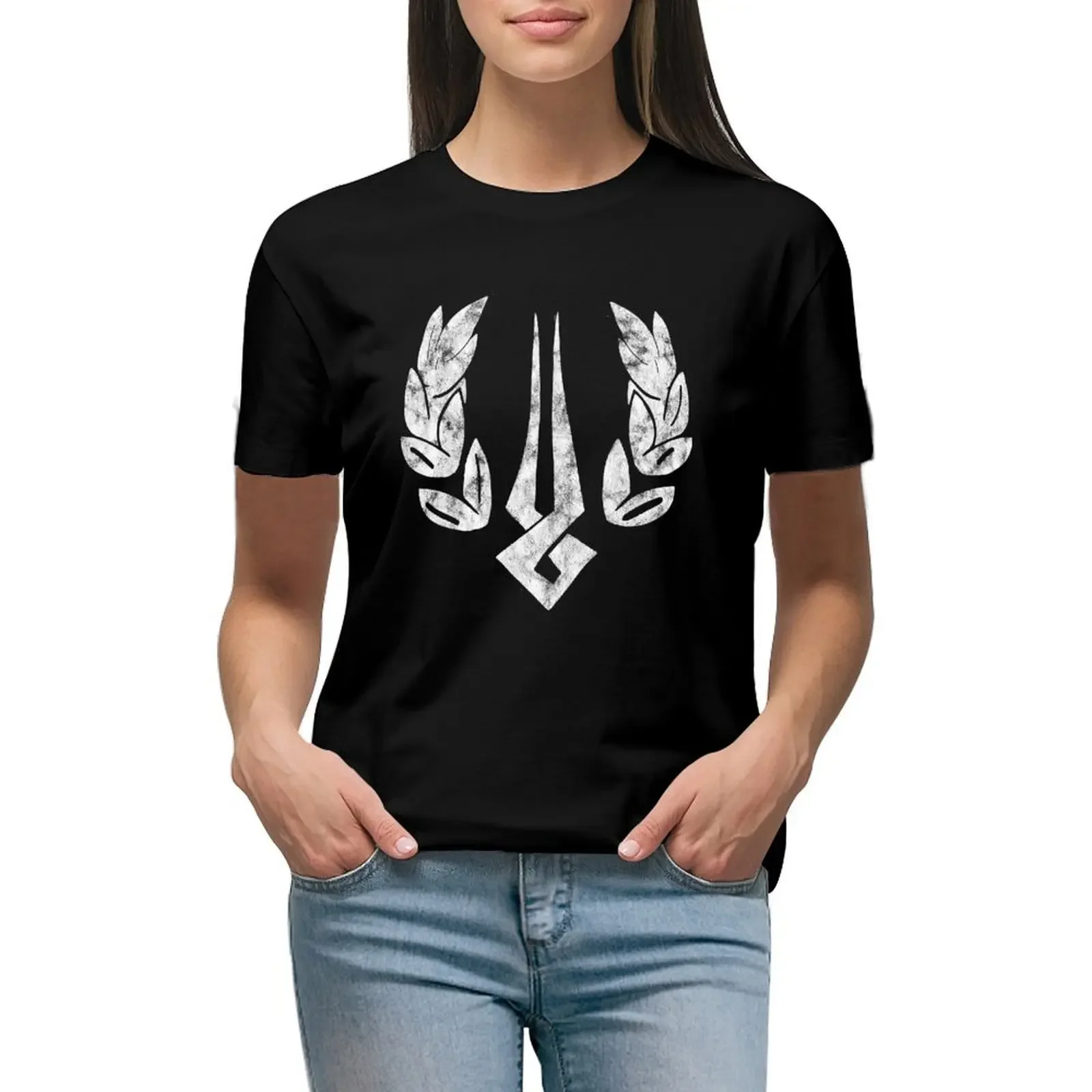 

Hades Game Distressed Logo Zagreus Logo T-Shirt customizeds blanks Short sleeve tee plain t shirts for Women