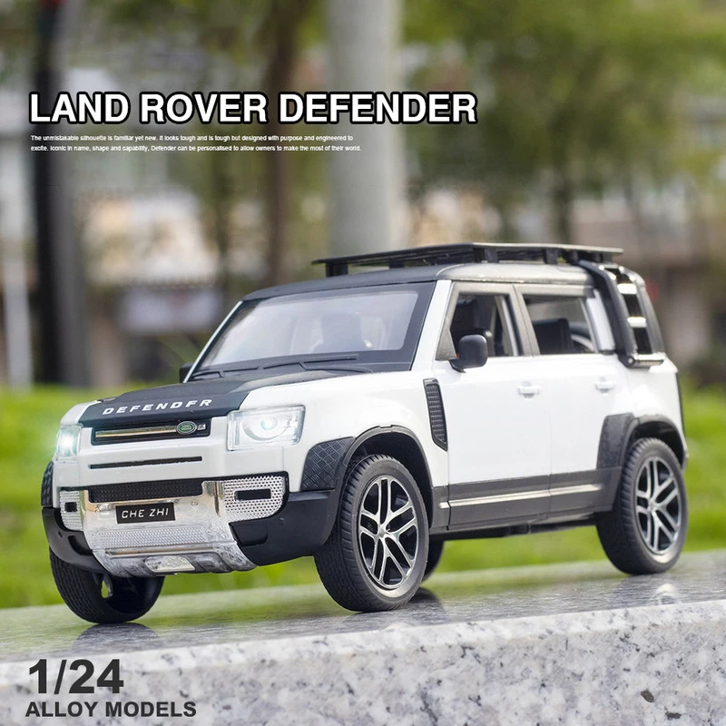 New 1:24 Land Rover Defender SUV Toy Alloy Car Diecasts & Toy Vehicles Car Model Miniature Scale Model Car Toys For Kids Gifts