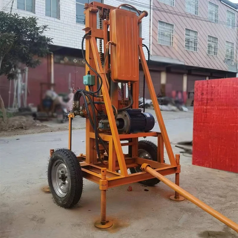Customized 200m 150m 100m Deep New Water Well Drilling Rig Water Wells Mine Drilling Machine  Hydrauli Water Well Drilling Rig