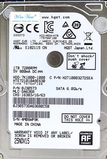 

Для HTE721010A9E630 1TB 2,5