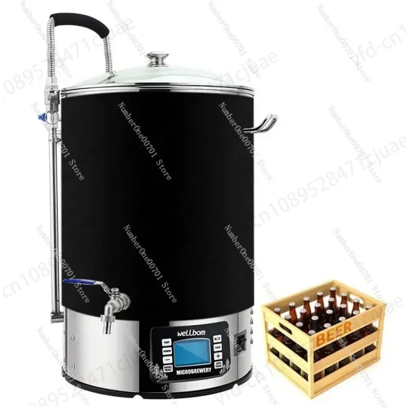 40L 60L Stainless Steel All In One Home Beer Brewing System Equipment Electric Mash Tun Micro Brewery craft Beer machine