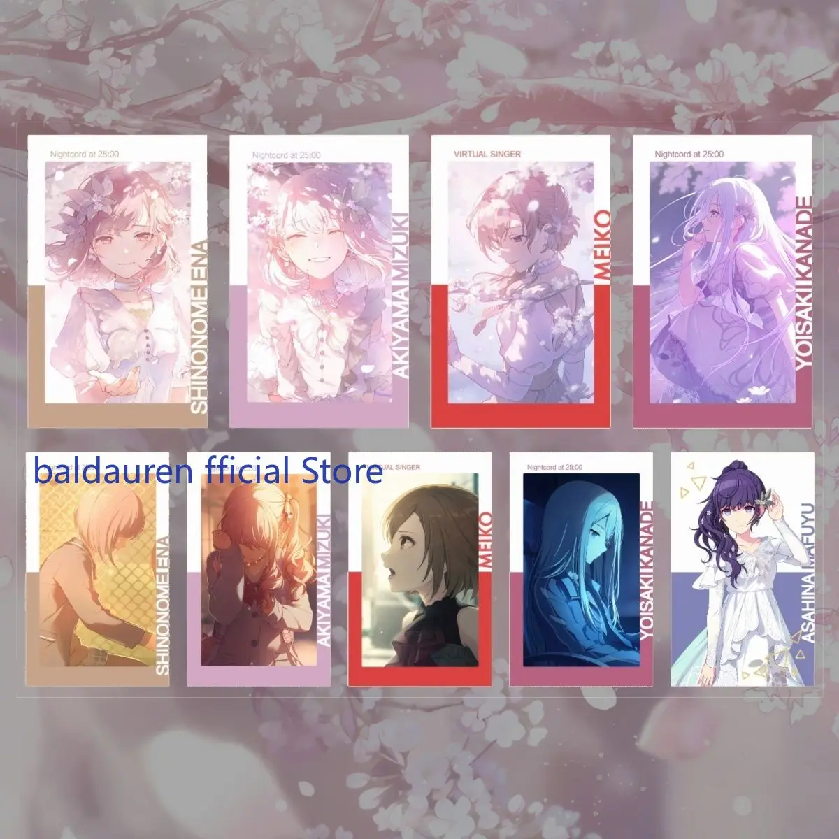 أنيمي Mzk Akiyama Mizuki Project Sekai Yoisaki Kanade Knd Shinonome Ena 25 Nightcord بطاقة بريدية جمع بطاقة صور صورة هدية