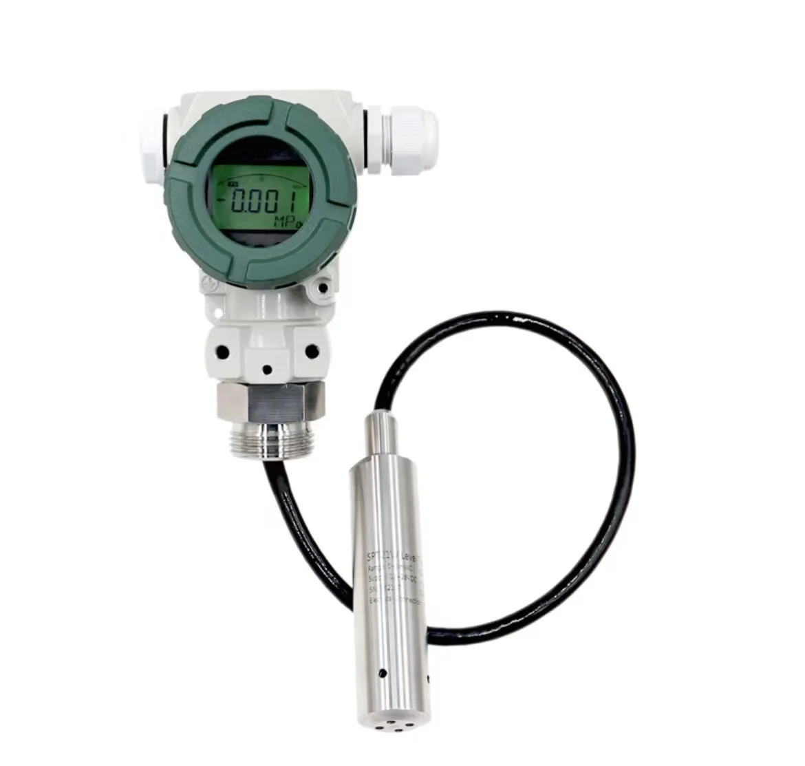 Great GLT-1000LD Submersible Liquid Level Transmitter Optional Span Digital Display  Small Volume Highly Cost-Effective