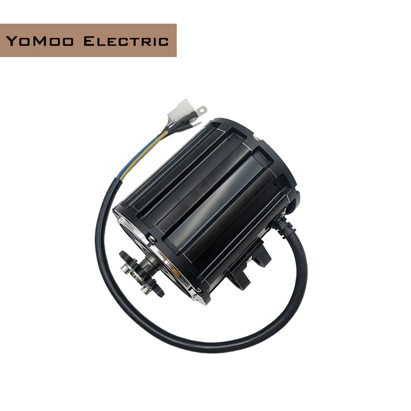 

QS120 2000W PMSM Mid Drive Motor 4600RPM 70H with Pully or 428 Sprocket for Electric Mopeds Motorcycle ATV