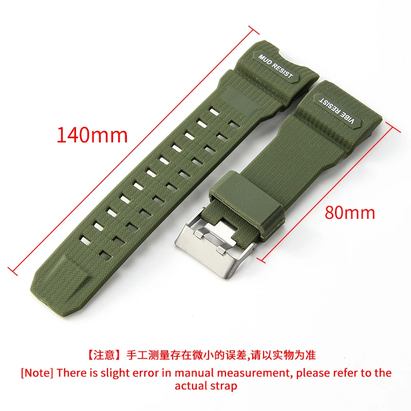 For Casio G-Shock Watch Band Men\'s Big Mud King GWG-1000 Modified Comfortable Breathable Silicone Replacement Accessories