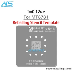 AMAOE MT8781 BGA Reballing Stencil For Helio G99 MT 8781 CPU Steel Mesh IC Tin Planting Steel Mesh Chip Solder Template