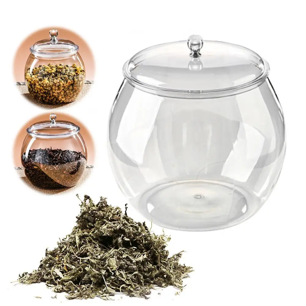 Tarro de plástico transparente con tapa, tarro de plástico para dulces y galletas, recipiente de almacenamiento de alimentos duros y lisos, herramienta de cocina