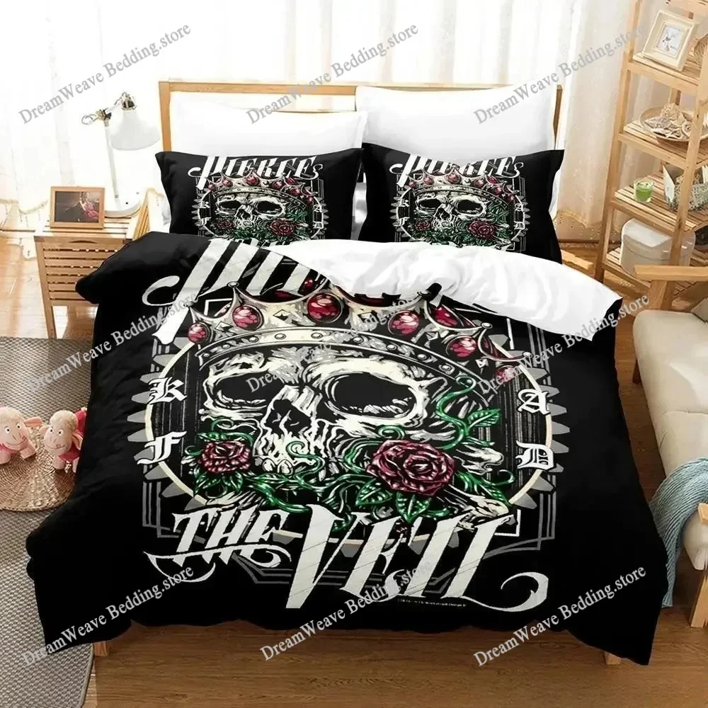 

Pierce The Veil Bedding Set Single Twin Full Queen King Size Bed Set Aldult Boys Bedroom Duvet Cover Sets 3D Anime Bed Sheet Set