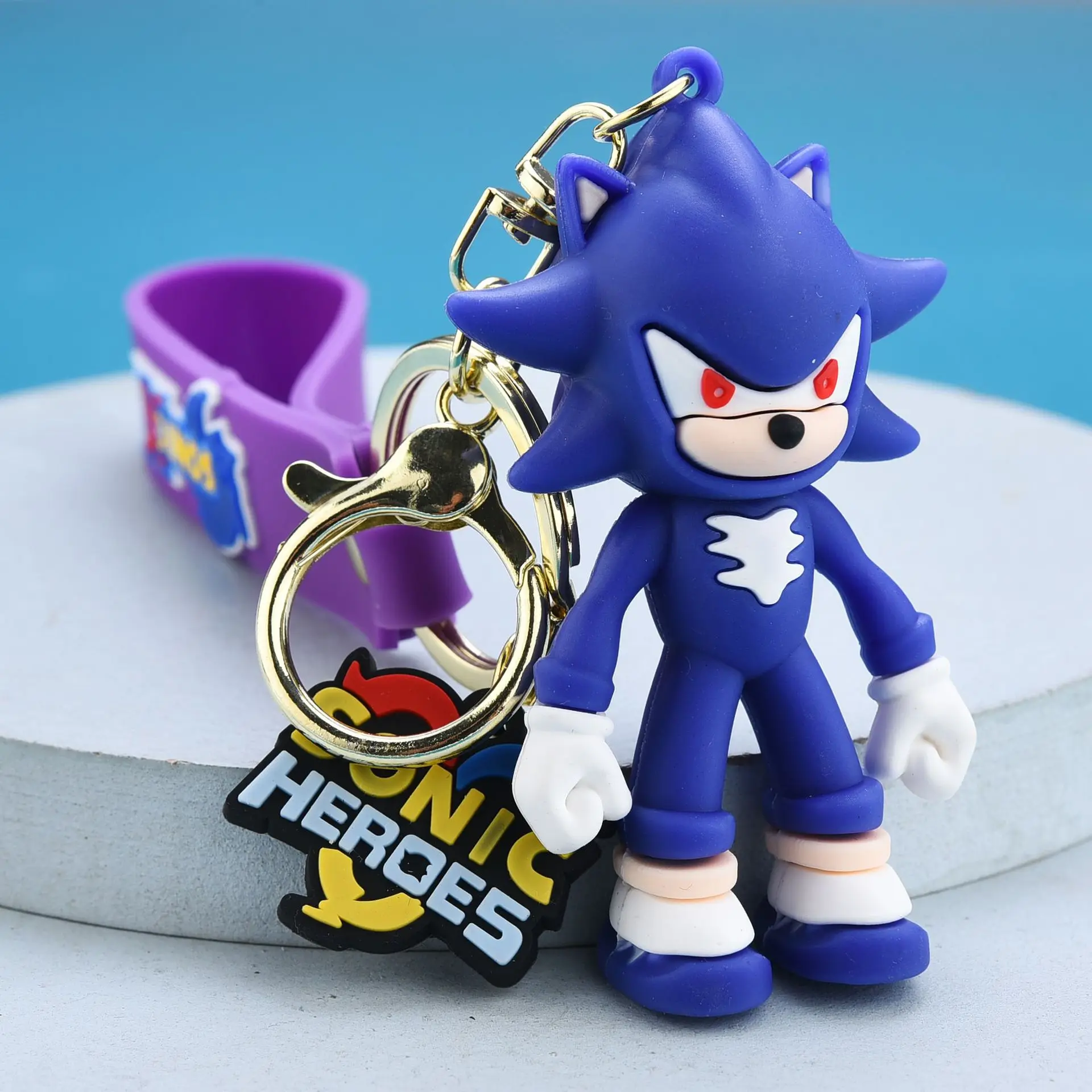 Cartoon Variable Speed Little Hero Character Keychain Bag Charm Gift Cute Cool Animation Doll Key Chain Girl Jewelry Car Keyring