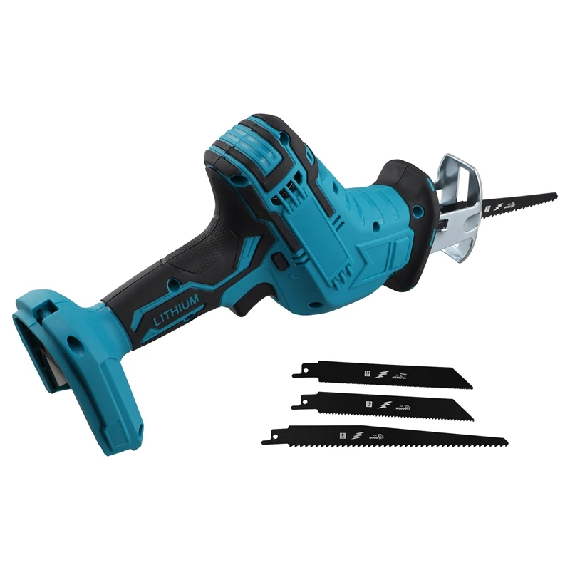 

Cordless Electric Reciprocating Saw For Makita Adjustable Speed Chainsaw Wood Metal Pipe Cutting Power Tool