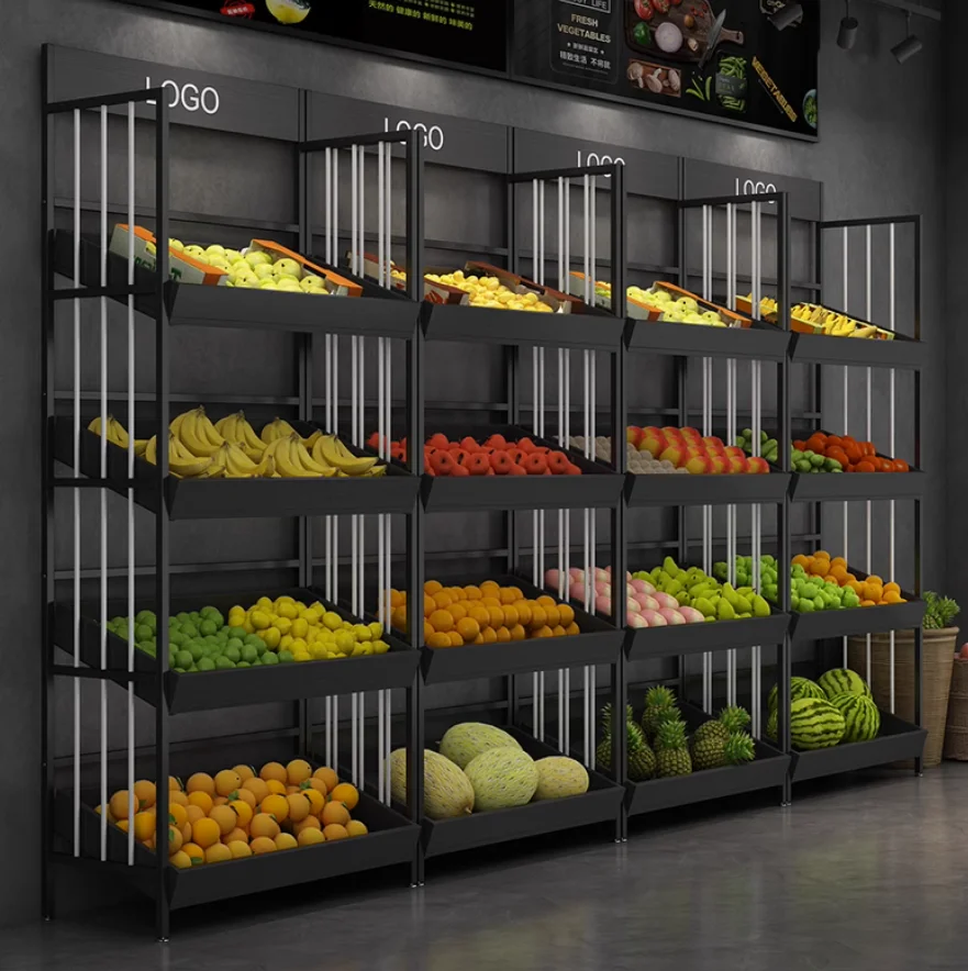 Fruit shelf display shelf Supermarket fresh display shelf vegetable shelf fruit store display shelf fruit frame display shelf