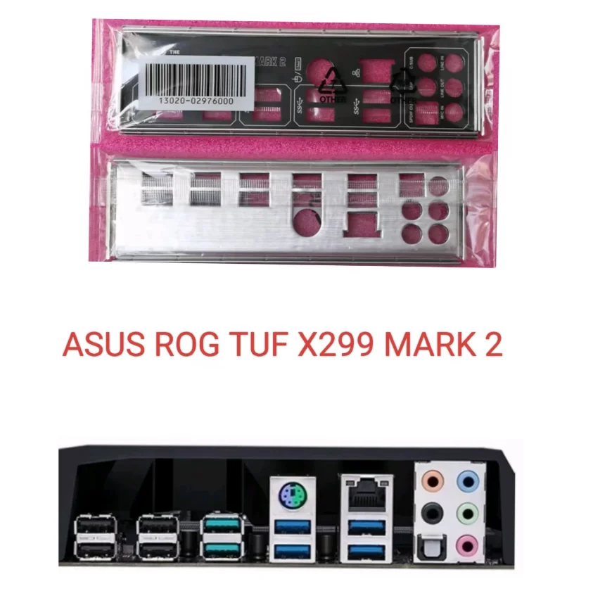 Задняя пластина экрана ввода-вывода, задняя пластина, задняя пластина, кронштейн из нержавеющей стали для ASUS TUF X299 MARK 2