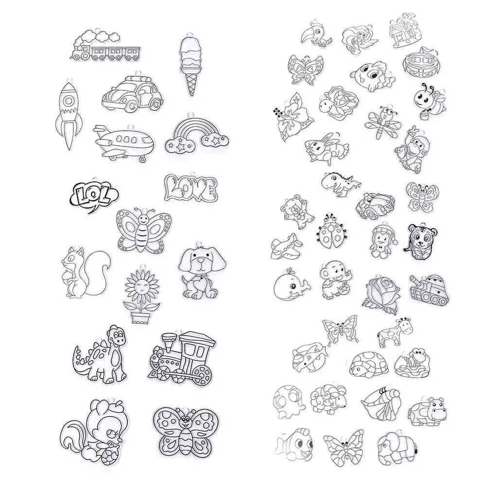 Ornamento de árvore presentes de aniversário diy animais dos desenhos animados coletores de sol artesanato arquivamento prancheta pintura da janela coletor de sol cabide