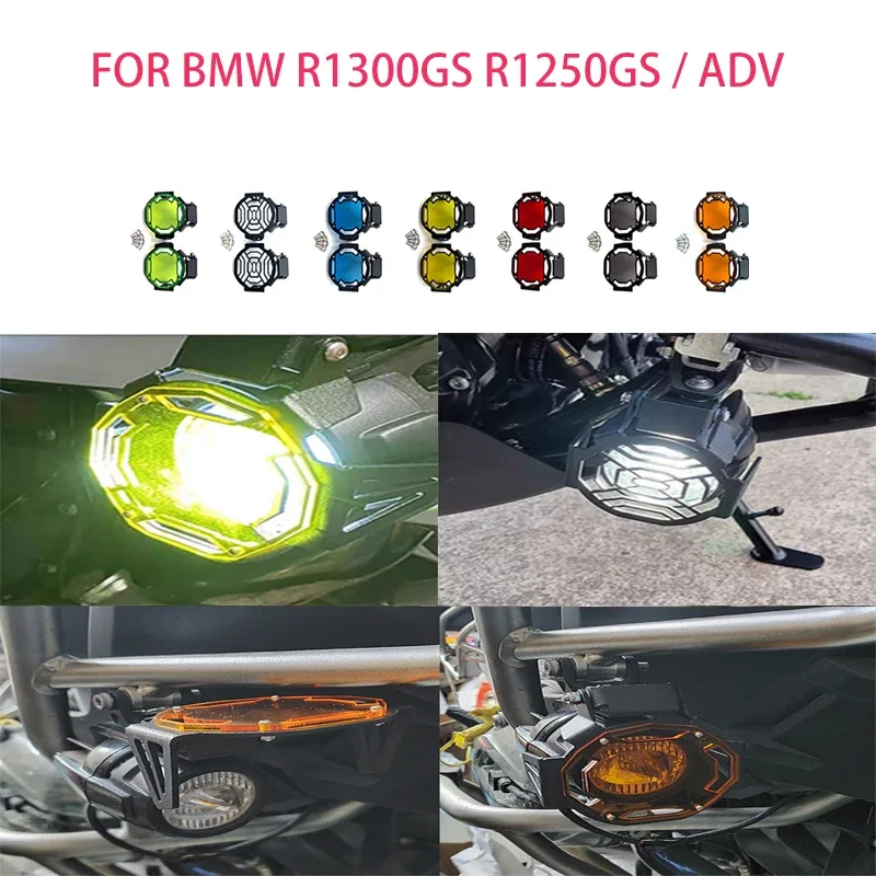 Flipable Fog Light Protector Grille Protection Cover Fit For BMW R1300gs R1250GS Adventure R1200GS LC R1200 GS ADV 2014-2023
