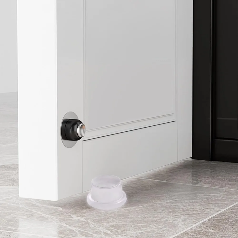 سدادة الباب، مصدات بمقبض من السيليكون، كتم الصوت، حماية ضد الصدمات، وسادة بورت لتحسين المنزل، وسادة حماية للحائط