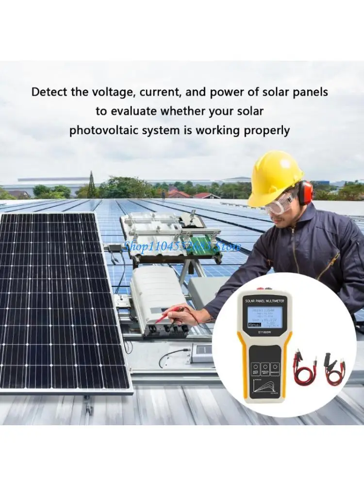 

Y6GD Digital Photovoltaic Multimeter Tester With MC 4 Cable For Accurate Solar Panel Power Current Voltages Analysis