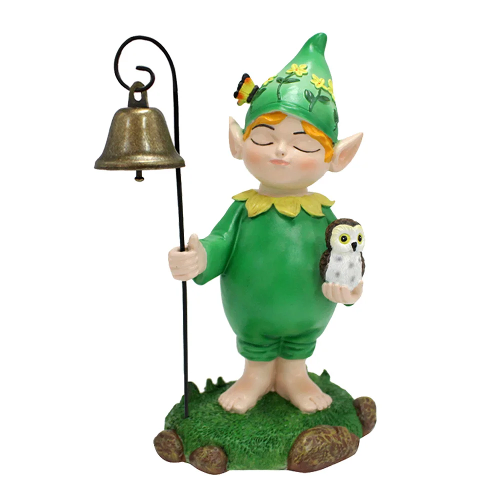 

Adorable Owl Statue Resin Small Decoration for Garden Yard Balcony Desktop Ornament Landscaping Decor Craft Statue