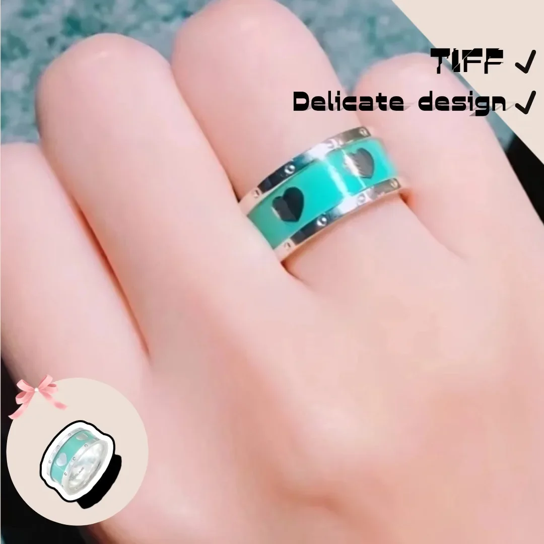 

Glamorous original Sterling Silver 925 ring Luxury woman Jewelry Accessories party Holiday Jewelry Gift