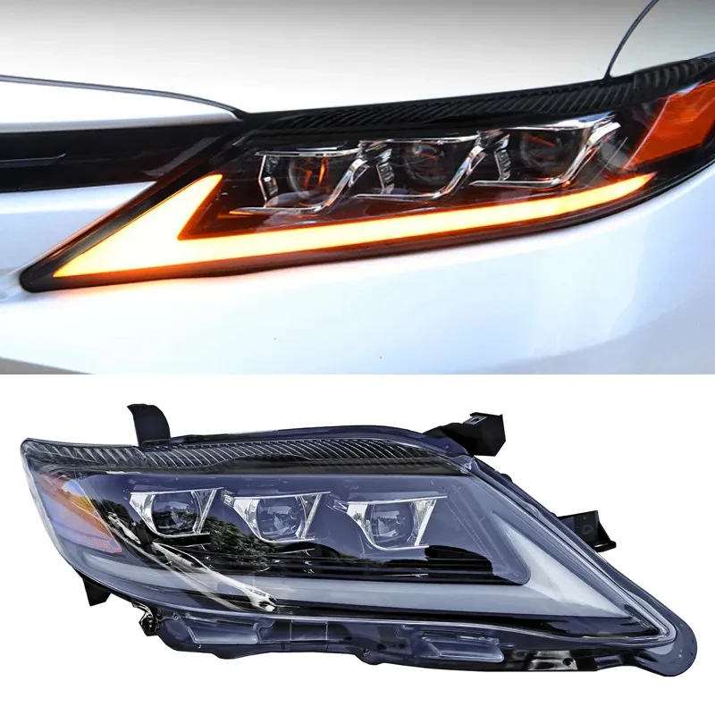 CZJF New Styles Car Left Front Driving Headlight LED Headlight Head Light For  Camry USA 2007 2011 2012 2014