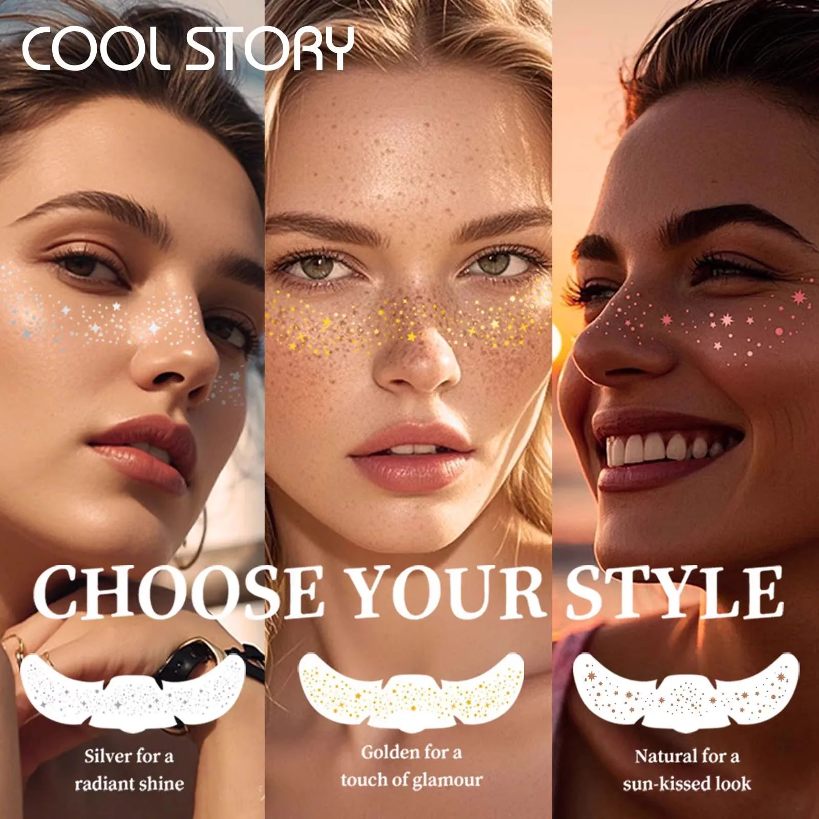 Correttore per imperfezioni a lunga durata impermeabile con benda traspirante per lentiggini per il viso