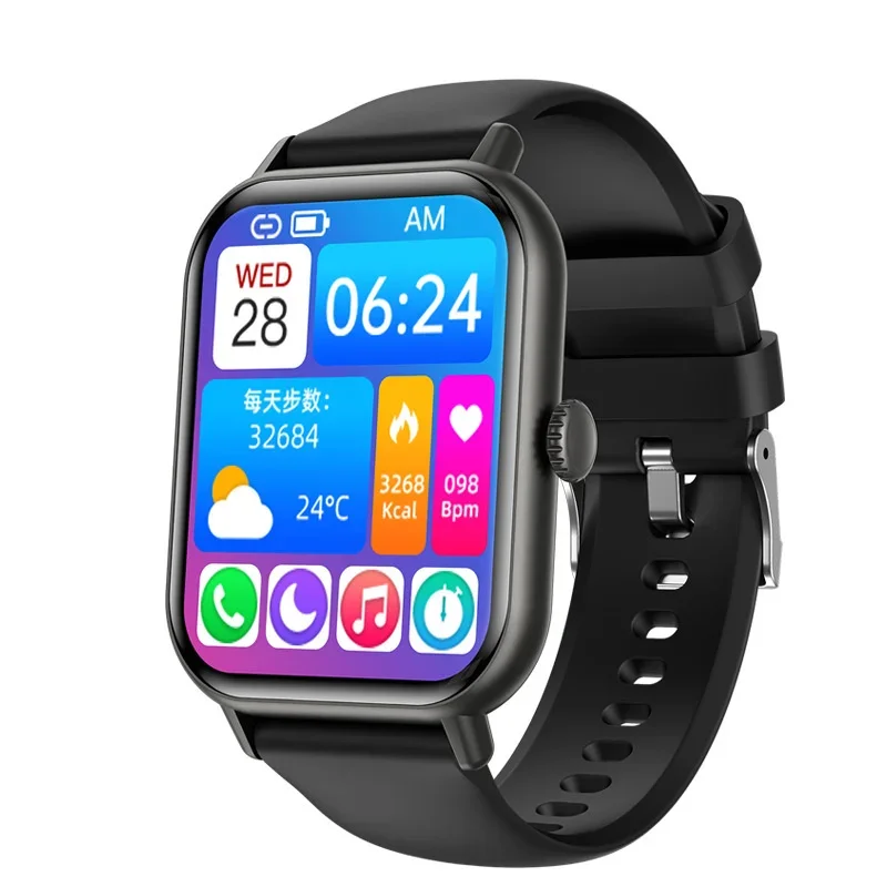 

Gaines ZW62 Fashion Men Women Smart Watch Bluetooth Calling Heart Rate Oxygen Health Monitoring Music Player Sport Smartwatch