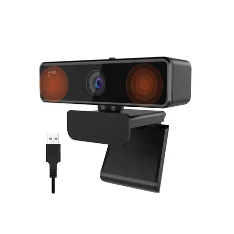 V11 2K Webcam for PC, 1080P 60FPS FHD 90° Web Camera with Microphone&Privacy Cover,USB Plug&Play for Mac/Laptop/Desktop/Computer