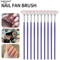 5pcs Brush Brushes Painting Pen In Fan Shape Paint Acrylic UV Gel Polish Design DIY Nail art Manicure Professional
