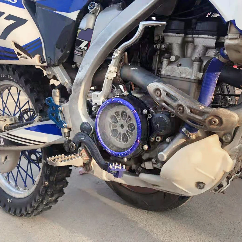 Clear Clutch Cover For Yamaha YZ WR 250F 2001 - 2013 / Motorcycle Engine Protector For Yamaha YZ250F WR250F