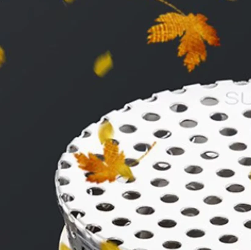 

1PC Stainless Steel Anti Blocking Rooftop Floor Drain Cover For Drainage Outdoor Tool Side Circular Hole Drain Screen Strainer