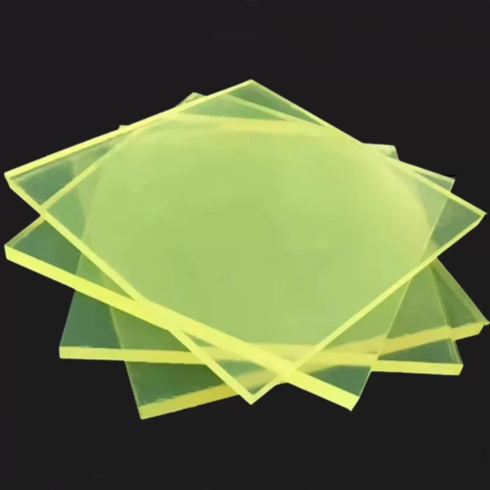 1-20Pcs PU Board Polyurethane Toard Thickness 1mm-10mm Cushioning And Shock-Absorbing Gasket Impact Resistance 50x50mm~500x500mm