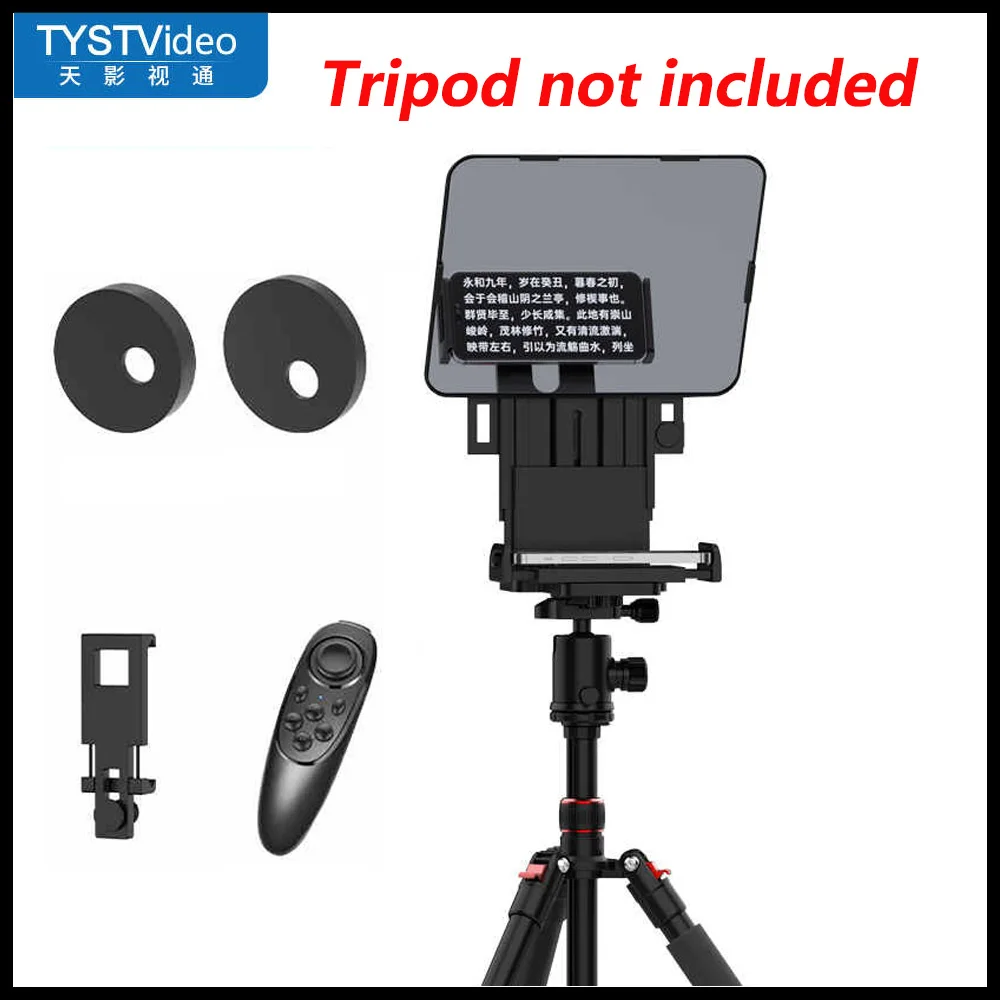 

Телесуфлер TYST TY-TC350 для смартфона, SLR, прямая съемка короткого видео, профессиональные аксессуары для фотосъемки