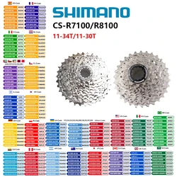 Shimano 105 R7100 ULTEGRA R8100 Cassette 12s Bike Cassette For Road Bike Di2 Groupset 11-30T/11-34T Original Shimano Bike Part