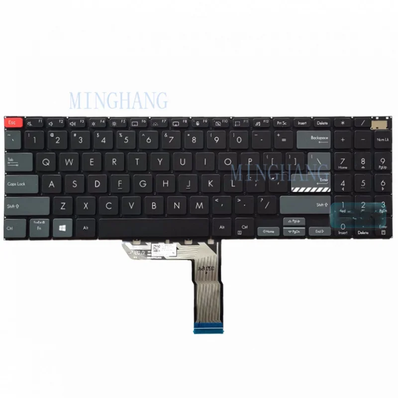 

M New for ASUS Vivobook Pro 16X OLED K6604 K6604JV K6604Z US keyboard backlit