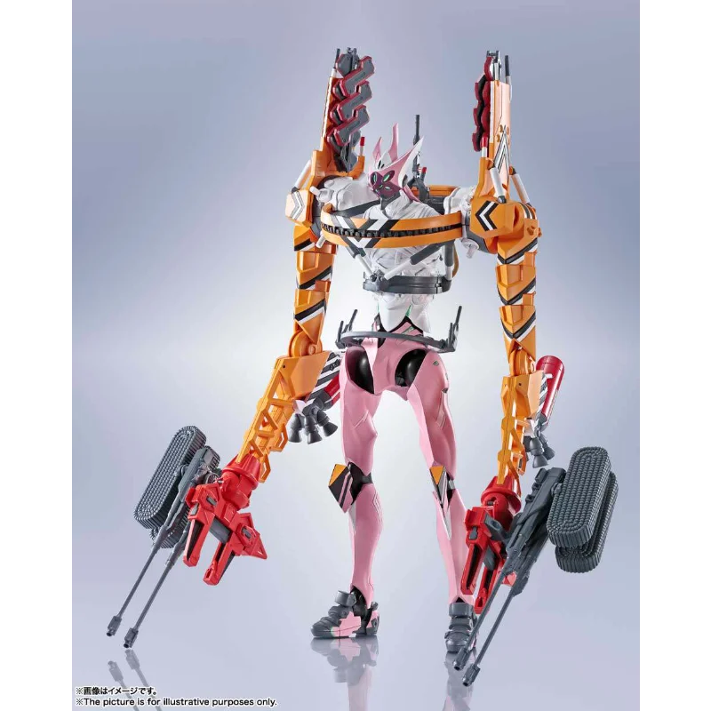 Bandai Original Robot Spirits SIDE EVA Evangelion EVA Unit-08 Β-ICC Improvised Combat Ver. Action Anime Figure Model Toy Gift view 3