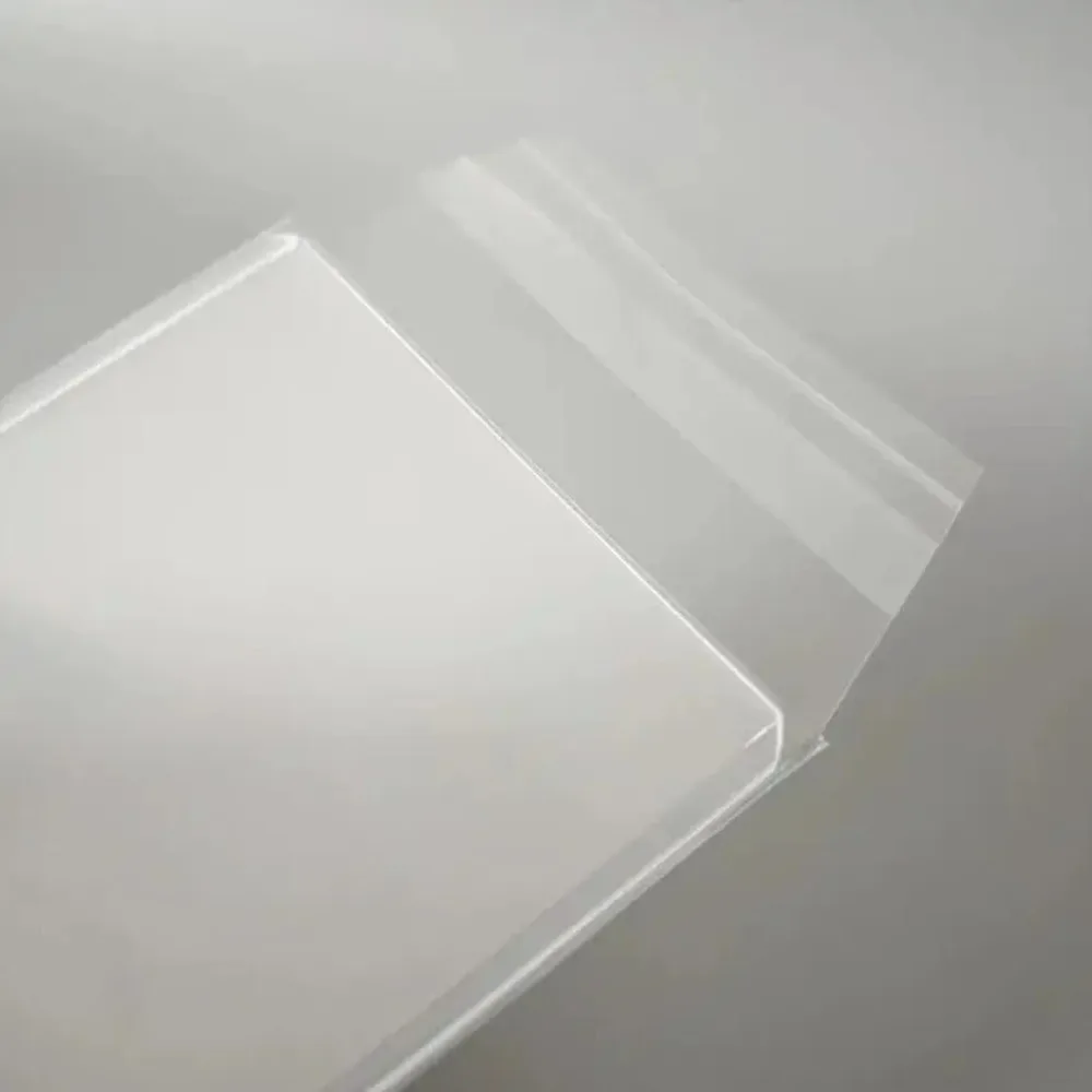 100PCS Clear Magnetic Card Holder Protective Film Hard Plastic Card Sleeves 35PT-100PT Waterproof Protector For Game Photo Cards image 4