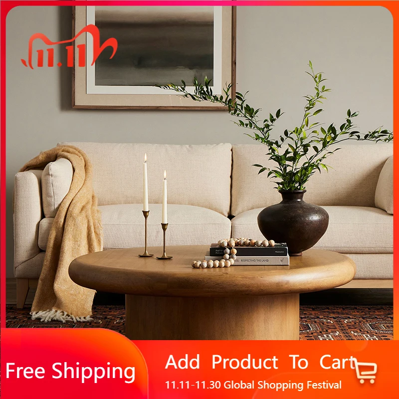 

Wood Designer Coffee Table Small Minimalist Unique Decoration Coffee Table Antique Japanese Mesas Bajas Living Room Furniture