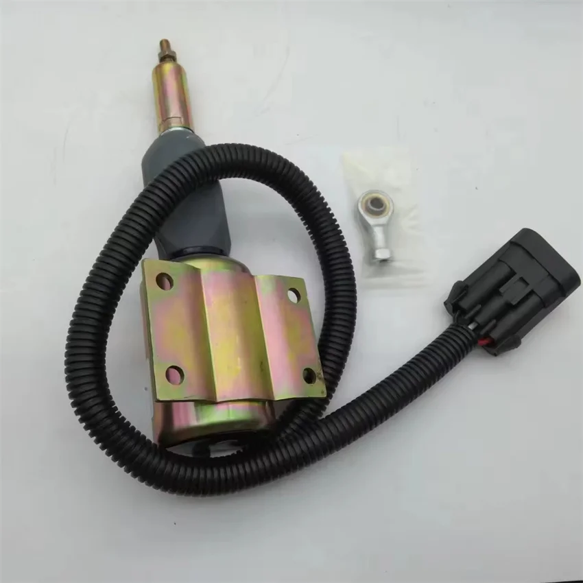 12V Shutoff Solenoid 3990770  for CUMMINS Engine 4BT 6BT QSL K19 K50 NT855 ...