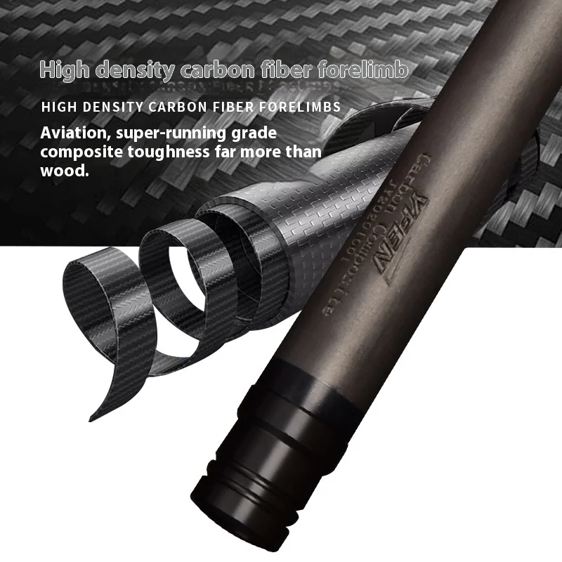 Taco de nueve bolas YF-M19 de fibra de carbono rosa, cabeza grande y pequeña con funda de arce para niñas, para billar y billar