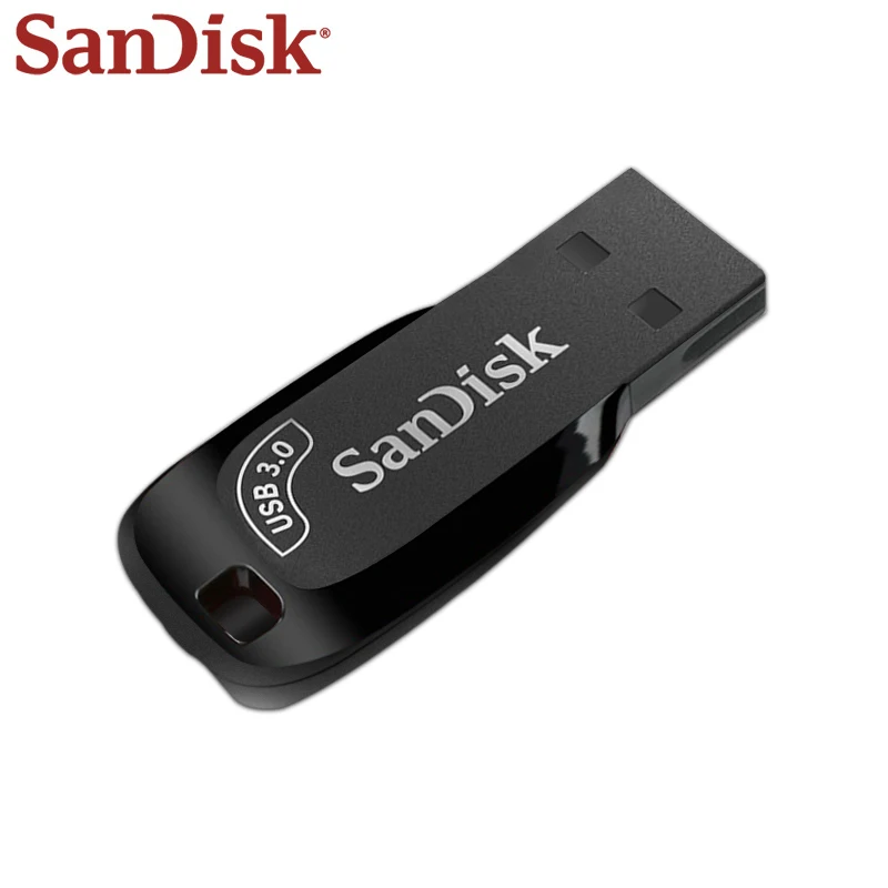 SanDisk Pen Drive USB 3.2 Gen1 Ultra Shift, Flash Drive memori USB 128 Gen1 64GB 256GB 32GB 512GB untuk PC